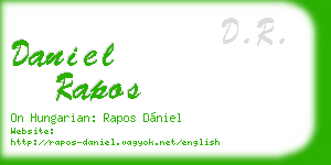 daniel rapos business card